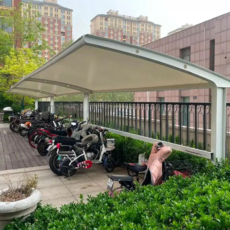 富平县膜结构电动车棚